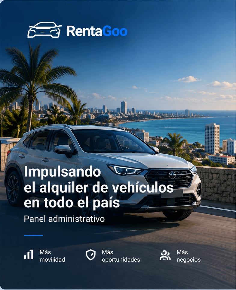 Vehículo junto a la costa, imagen de RentaGoo